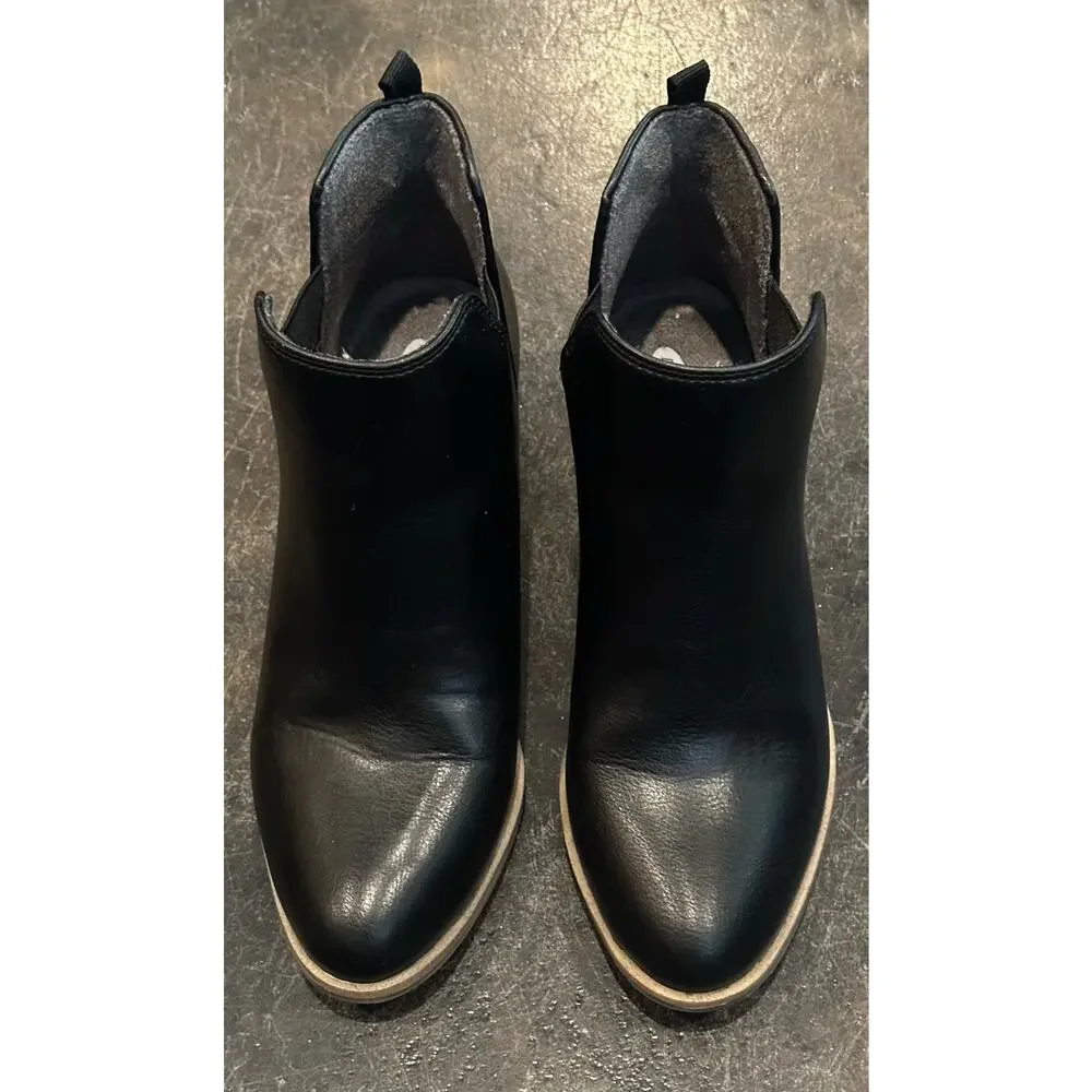 Dr. Scholl's Shoes Womens Teammate Slip On Chelsea Dress Ankle Boot Size 6 Black